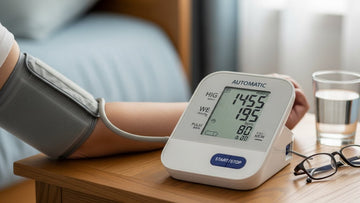 Image showing man checking blood pressure