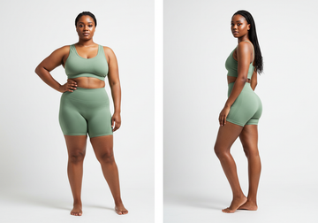 Image showing weight loss transformation with Mounjaro or Ozempic