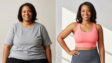 Image showing a woman losing weight on Mounjaro from HueBeautyGlam