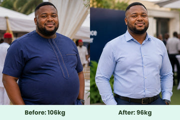 Image showing a man who lost 10kg on Tizaro