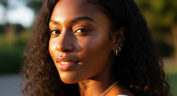 Image showing video of a woman glowing