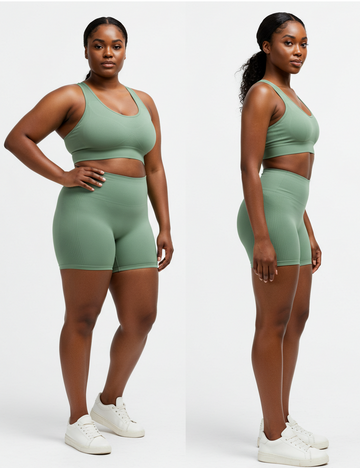 Weight loss journey captured in a before and after image