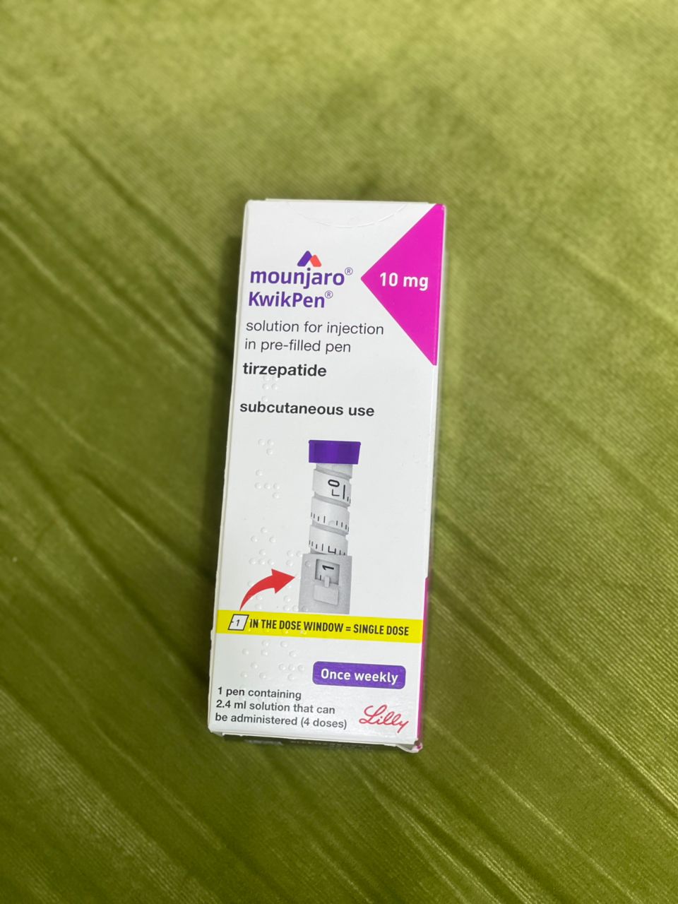 Image showing Mounjaro 10mg KwikPen for weight loss