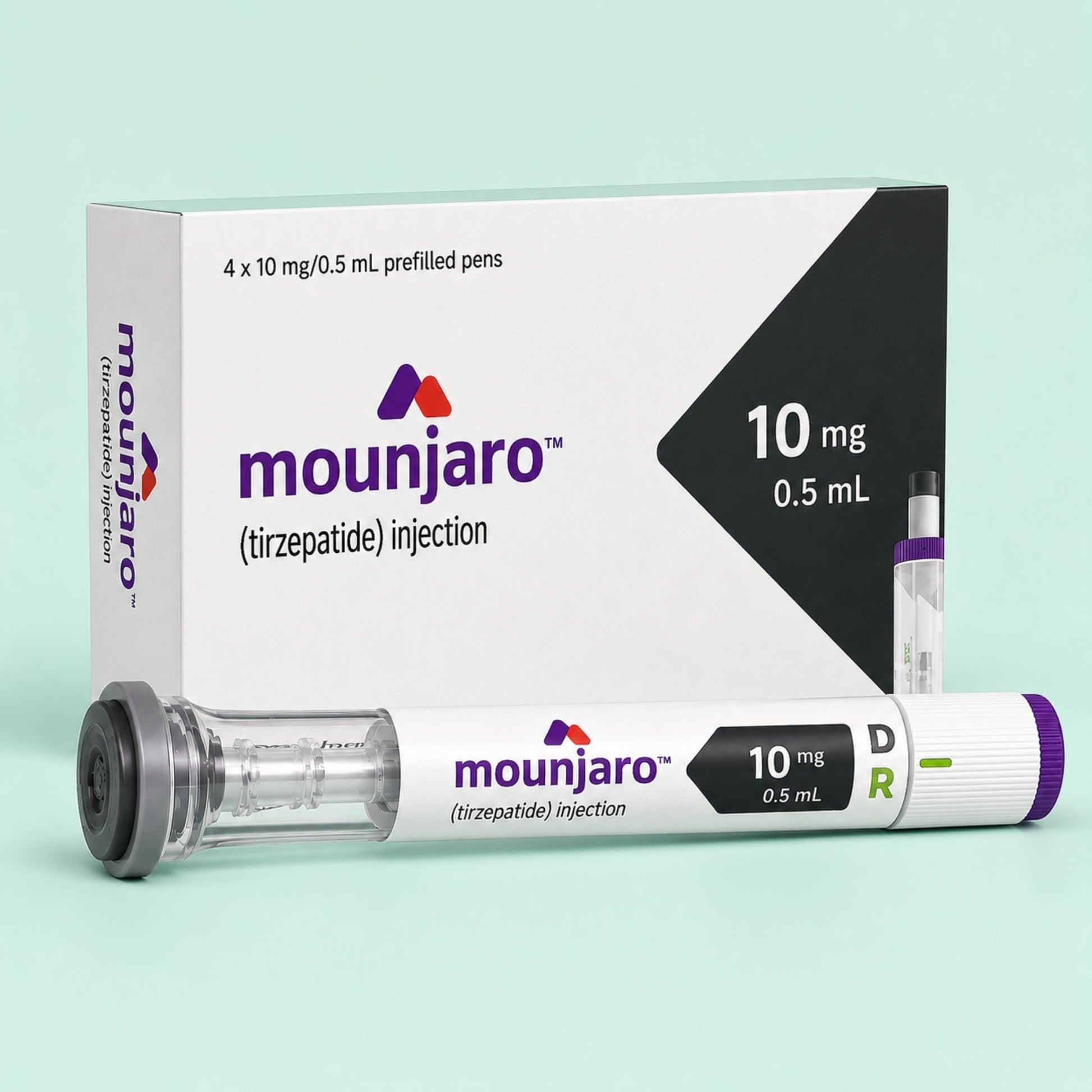 Image showing mounjaro 10 mg tirzepatide injection