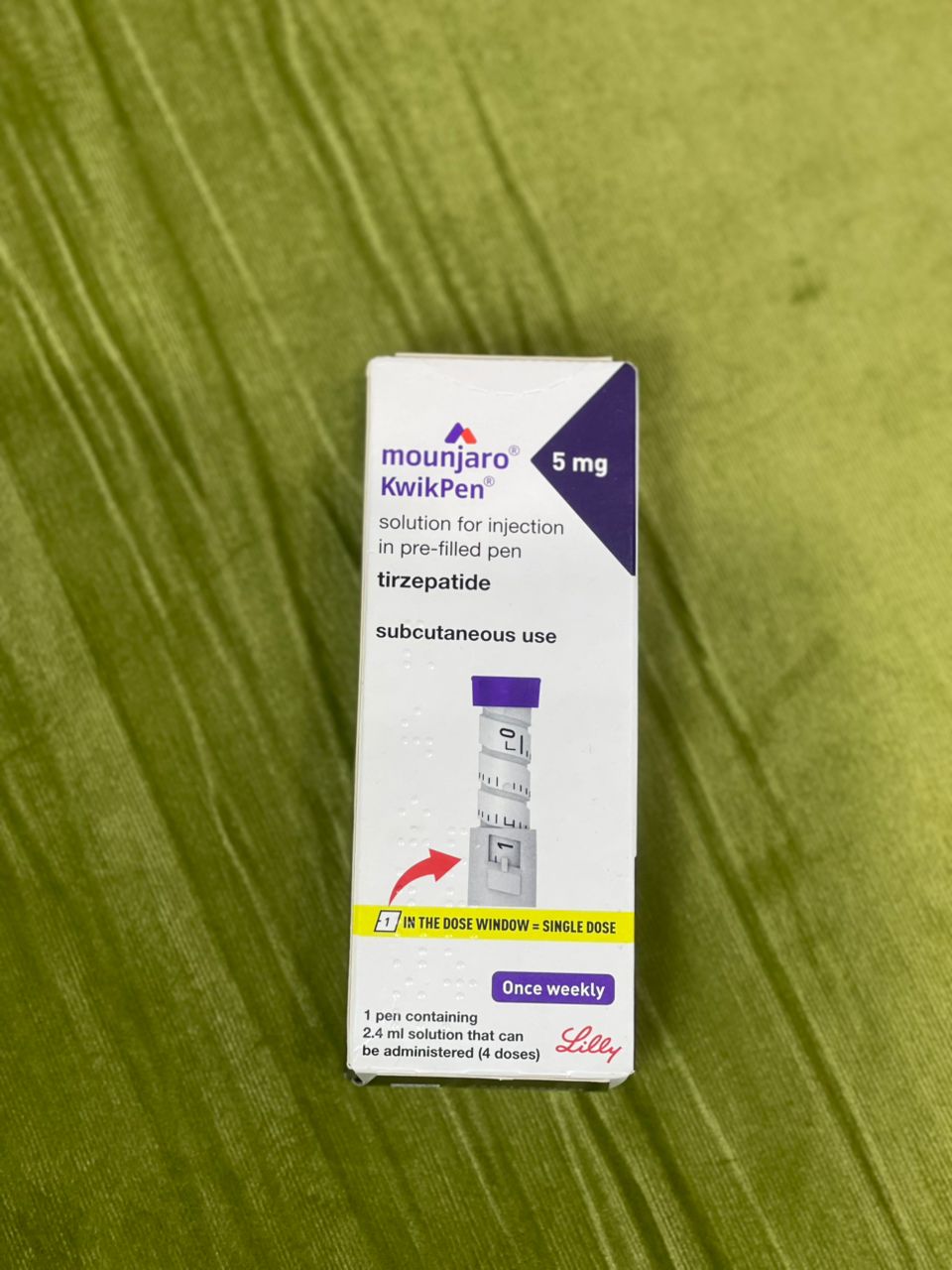 Image showing Mounjaro 5mg KwikPen for weight loss