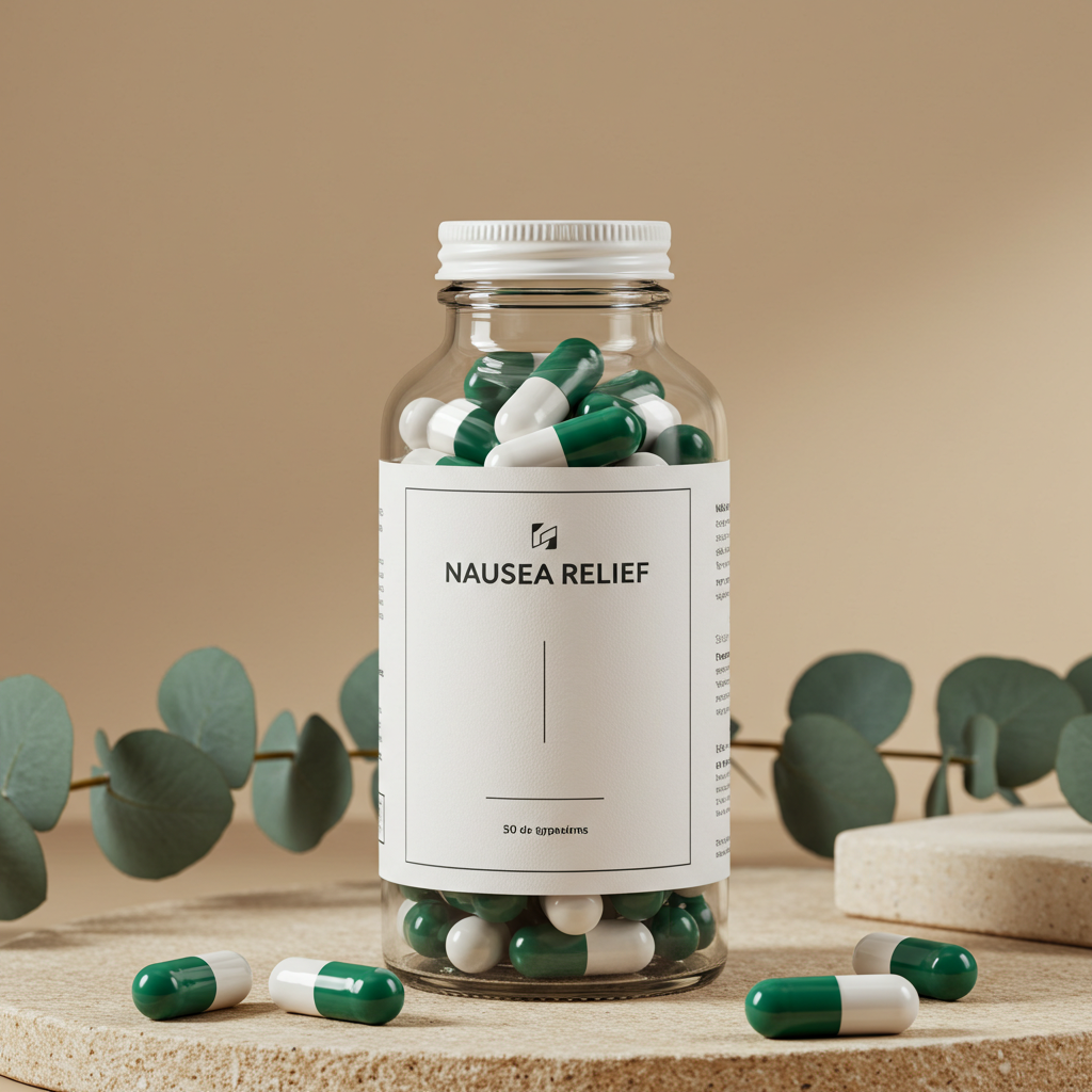 Image showing pills for relieving nausea