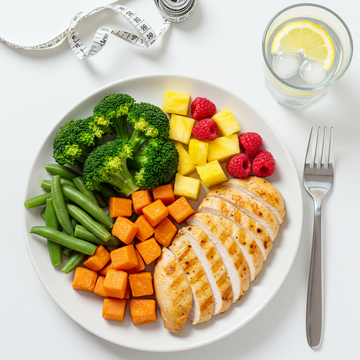 a healthy and balanced meal for weight loss